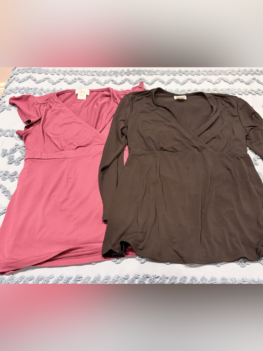 Oh Baby Motherhood Maternity Nursing Top Bundle Small